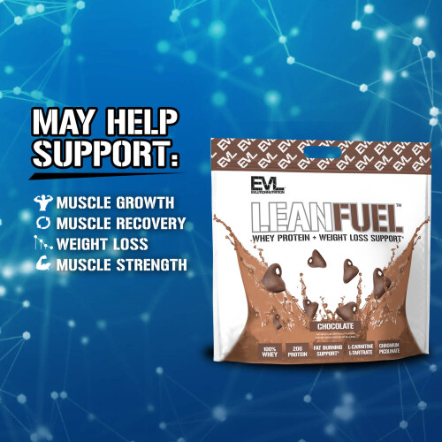 EVLution Nutrition, LeanFuel, Chocolate, 4 lb (1,81 kg) 2