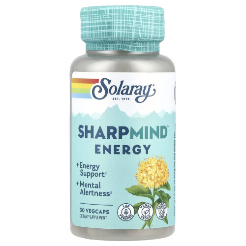 Solaray, SharpMind Ενέργεια, 30 Vegcaps 2