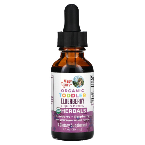 MaryRuth's, Οργανική Παιδί Elderberry Λιωτό Σπρέι, Blueberry + Raspberry, 1 fl oz (30 ml) 2