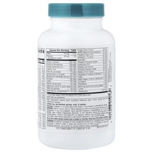 Source Naturals, Vrouwen's Life Force Multiple, 90 Tablets 2