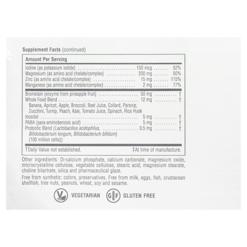 NaturesPlus, Sursa de Viață, Prenatal, 90 Tablete 2