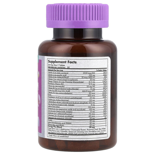 Futurebiotics, Pokročilá ženská formule, Multivitamin Energy Plus, 60 tablet 1