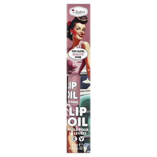 theBalm Cosmetics, Λιπέλαιο, Too Slow, Μαύρο, 0.23 fl oz (7 ml) 1