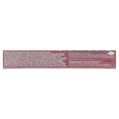 theBalm Cosmetics, Λιπέλαιο, Too Slow, Μαύρο, 0.23 fl oz (7 ml) 2