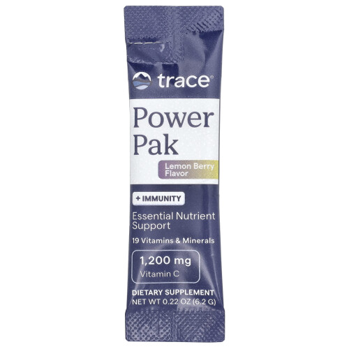 Trace Minerals Æ, PowerPak + Immunity, Λεμόνι Μελί, 30 Packets, 0.19 oz (5.3 g) Each 2