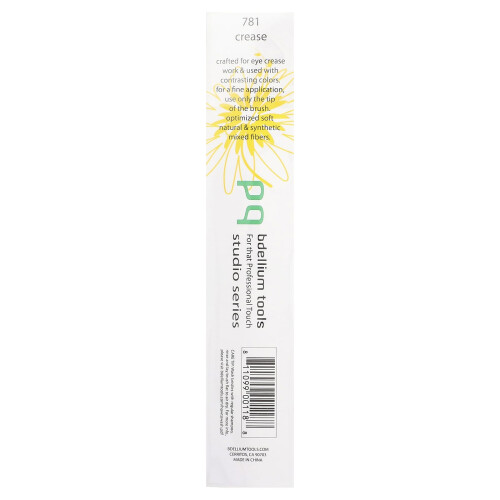 Bdellium Tools, Studio Serie, Crease Borstel, Ogen 781, 1 Borstel 2