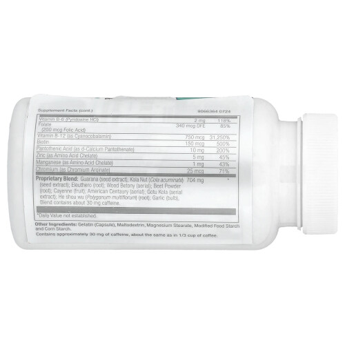 Natural Balance, Super Pep, Erebi și Vitamine, 60 Capsule 2