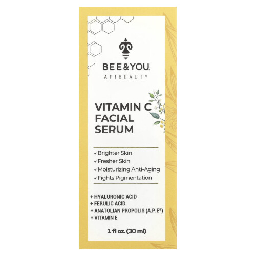 Bee & You, Vitamiini C Kasvo-Serum, 1 fl oz (30 ml) 1