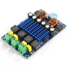 TPA3116D2 Digital Amplifier Board Module XH-M642 Auto Boost Hi-Fi Distortion Free Dual Channel 12V 100W Module