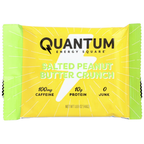 Quantum Energy Square, Σοκολάτα Μπακλέι με Νιφάδες, 8 Μπάρες, 1.69 oz (48 g) Each 2