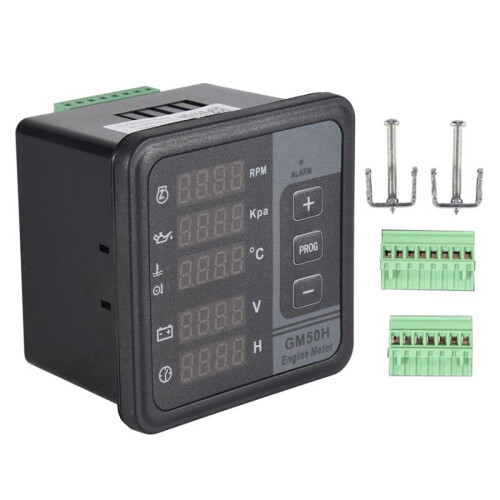 5X GM50H Engine Multi Function Digital Meter Generator Monitor 1