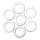 100Pcs Oil Drain Plug Washer Gaskets for / 94109-14000 2