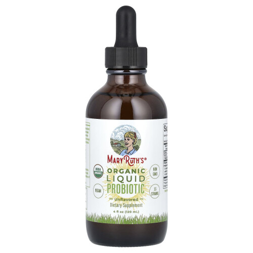 MaryRuth's, Organic Liquid Probiotic, Unflavored, 4 fl oz (120 ml) 2