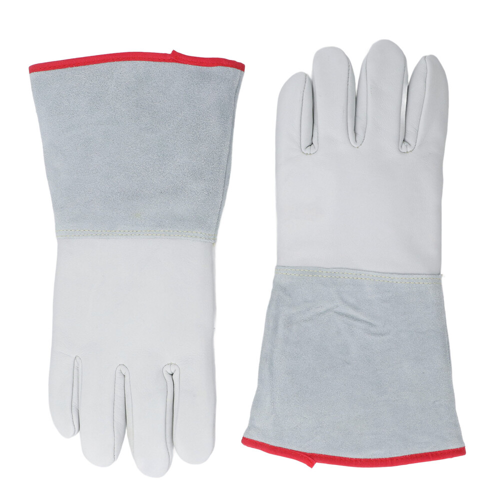 Thickened Leather Antifreeze Gloves 31Cm For Cold Storage & Liquid Nitrogen 8031384946792