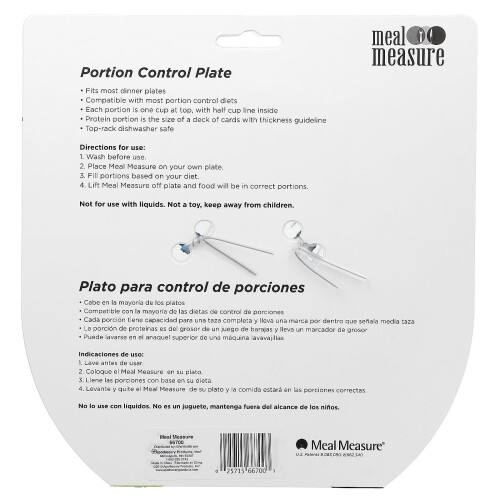 Flents, Meal Measure, Portion Control Πλάκα, Μπλέ, 1 Count 1