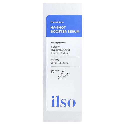 ilso, Booster Serum HA-Shot, 1,01 fl oz (30 ml) 1