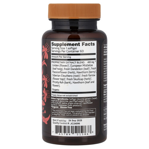 Herbs Etc., HB Pressure Τόνικ, 60 Softgels 1