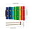 Xylophone à 8 notes coloré 23  17  4 cm avec maillets 6