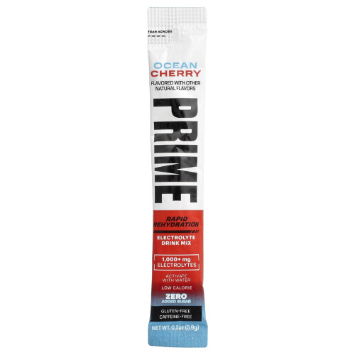 Prime Hydration, Rapid Rehydration, Electrolyte Drink Mix, Ωκεανική Κεράτινη, 16 Στιμούλες, 0.2 oz (5.9 g) Κάθε 2