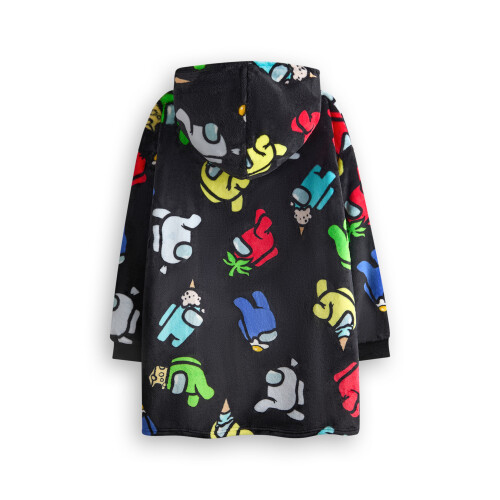 Among Us Blanket Hoodie (Boys Multicoloured) 1