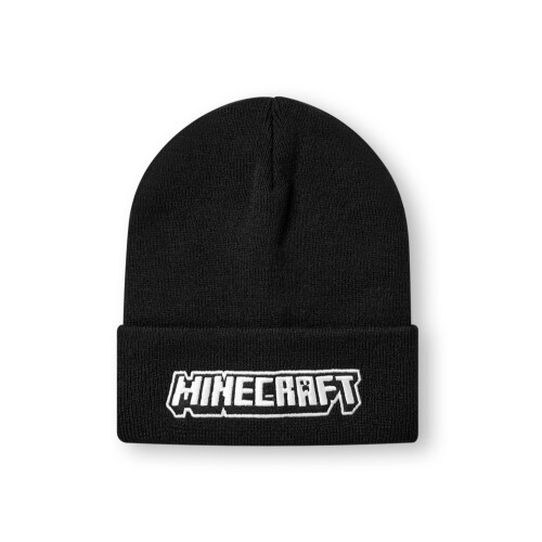 Minecraft Minecraft Beanie Hat (Boys Black) 2