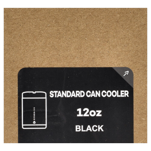 HydroJug, Standard Can Cooler, Czarny, 12 oz 2