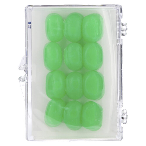 Ezy Dose, Pro-Techs, Seal-Rite, Σιλικόνης Ακουστικών Κλιπς, Πράσινο, 6 Ζευγάρια & Κιβώτιο 2