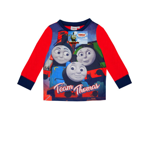 Thomas and Friends Long Sleeve Long Leg Pyjama Set (Boys Blue) 2