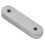 60mm x 16mm Straight Repair Joining Mending Flat Plate Bracket 50Pcs 7