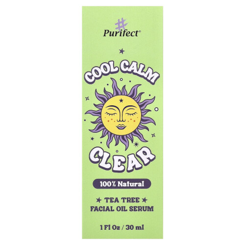 Purifect, Cool Calm Clear, Teebaumöl-Gesichtsöl-Serum, 1 fl oz (30 ml) 1