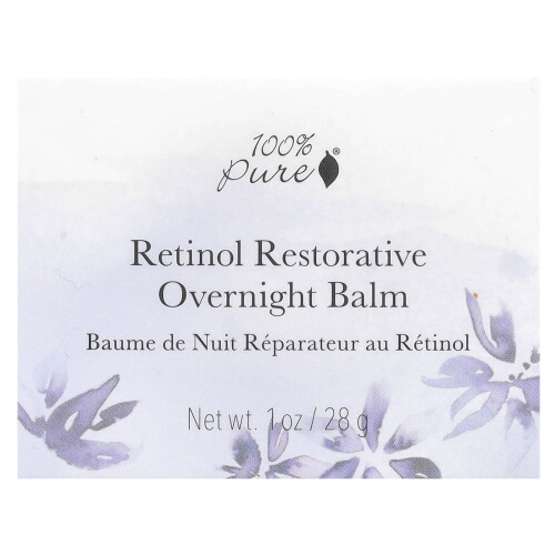 100% PURE, Retinol Restorative Overnight Balsem, 1 oz (28 g) 1
