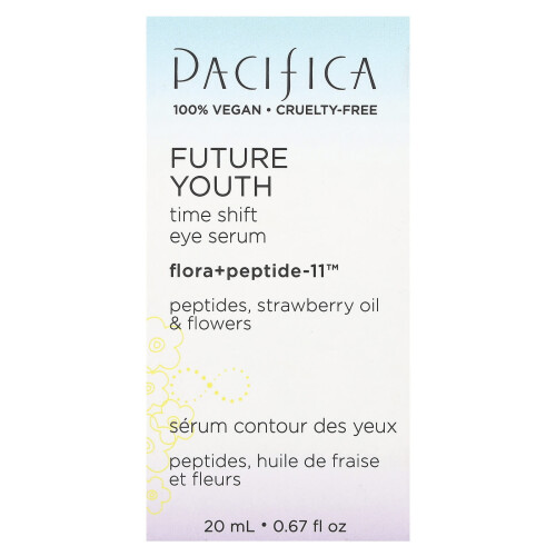 Pacifica Pacifica, Future Youth, Time Shift Øje Serum, 0,67 fl oz (20 ml) 1