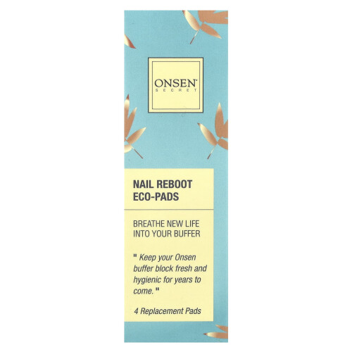 Onsen Secret, Nail Reboot Eco-Pads , 4 Replacement Pads 1