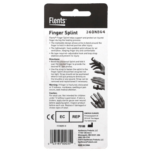 Flents, Splint de deget, Universal, 1 Contor 1
