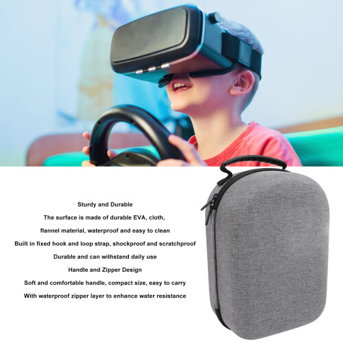 Custodia Grigia Impermeabile e Shockproof per Visore VR e Controller 2