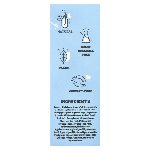 Purifect, VD för H2O, Hyaluronsyra ansiktskräm, 1 fl oz (30 ml) 2