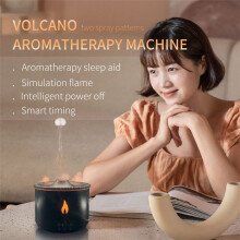 Fiamma Piena di Crepe Piccolo Vulcano Spruzzatore Domestico Macchina per Fragranze Deodorante per Aromi Silenzioso Spina USA