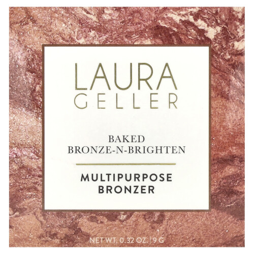 Laura Geller, Baked Bronze-N-Brighten, Multipurpose Bronzer, 0007011B Deep, 0.32 oz (9 g) 1