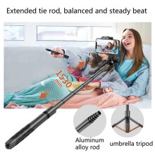Nouveau Trépied Sans Fil L16 pour Téléphone Portable, Monopode Pliable pour Smartphones, Équilibre Stable en Direct 1530 mm