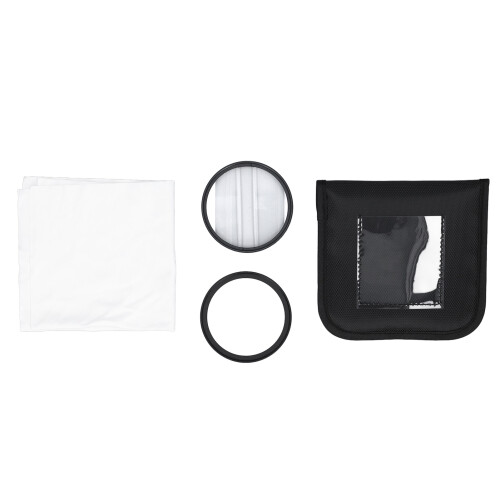 62mm Doppel-Split-Diopter-Filter - Glas, Silber 1
