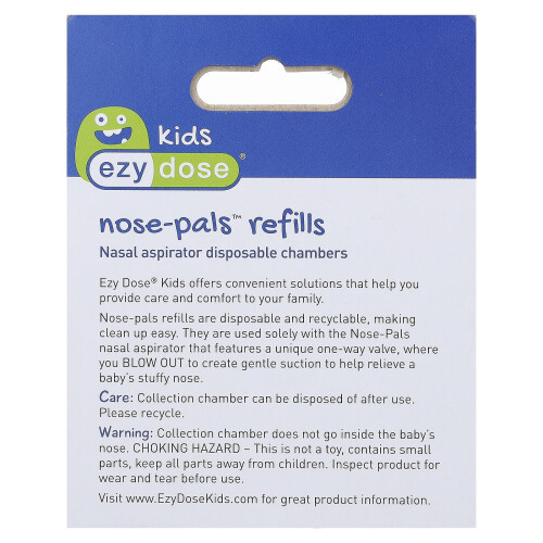 Ezy Dose, Kids, Nose-Pals Refills, 10 Disposable Chambers 1