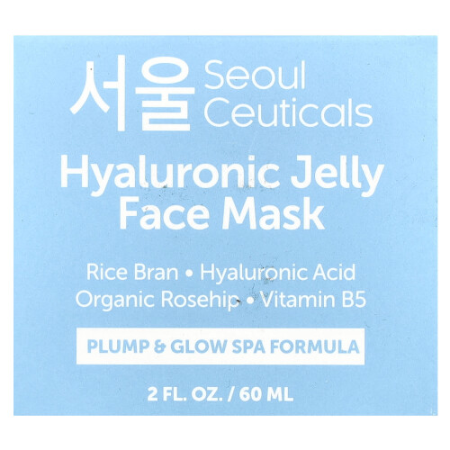 SeoulCeuticals, Υαλουρονική Τζελί Ομορφιά Face Mask, 2 fl oz (60 ml) 1