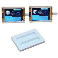 Upgraded 2X 735Kh/S NMMiner NerdMiner+Base Bracket BTC Solo Miner 2.8 Inch  Display Bitcoin Crypto Miner NO Touch