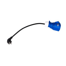 1pc EV Charger CEE Female Plug 3 Pins Adapter Waterproof Wall Mount Socket, 32A 1 Phase 7kW EVSE Charging Connector