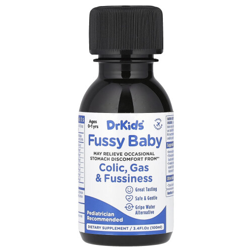 DrKids, Φασουλός Βρέφους, Ηλικίες 0-1 Έτη, 3,4 fl oz (100 ml) 2