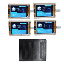 4x 735KH/S NMMiner NerdMiner+4 Slots Stand Bitcoin Crypto Solo Lottery Miner Upgraded 2.8 Inch Display NO Touch