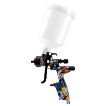 Pneumatic Spray Gun 1.3mm Stainless Steel Spray Nozzle 600ml Pot Car Furniture Spray Paint Clear Atomization Tools