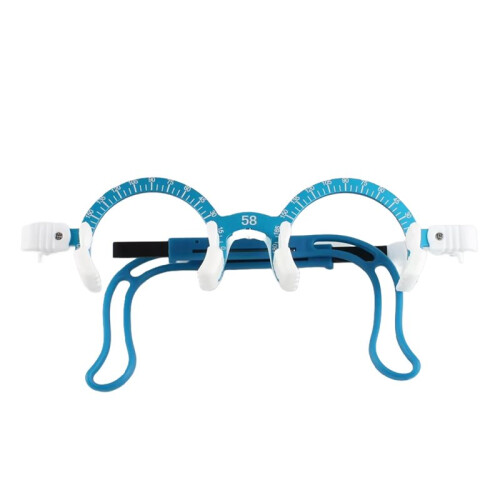 High Quality Lens Trial Frame Single PD with Spare Nose Pad 58
