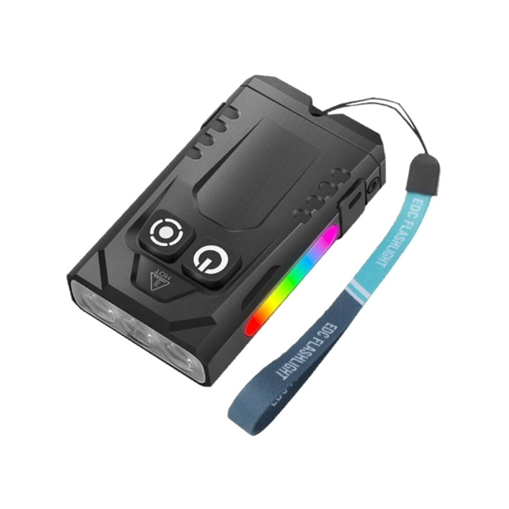 Ev15 Led Uv Flashlight Magnet Keychain Work Light Type-C Rechargeable Torch Hat Clip Lamp Camping Pocket Lantern 4713053492529