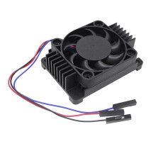 For Raspberry Pi CM4 Aluminum Alloy CNC Extreme Heat Sink Cooling Fan Compute Module 4 PWM Speed Control Fan Heatsink